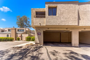 Covered garage parking