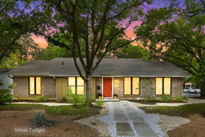 Virtual Twilight front of Home
