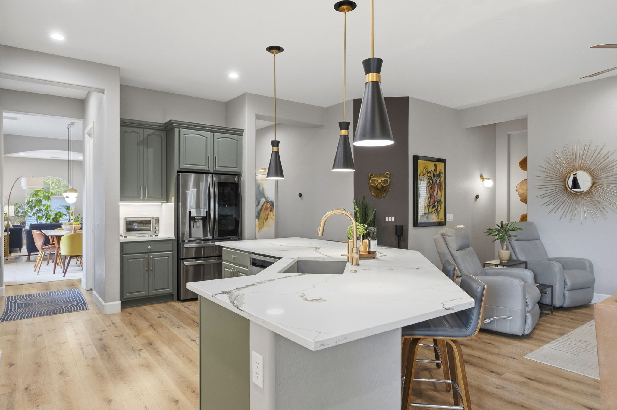 Kitchen with New Appliances