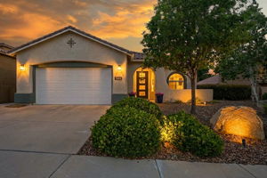 Front of Home Twilight