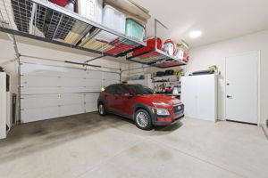 Garage Interior with Storage Racks