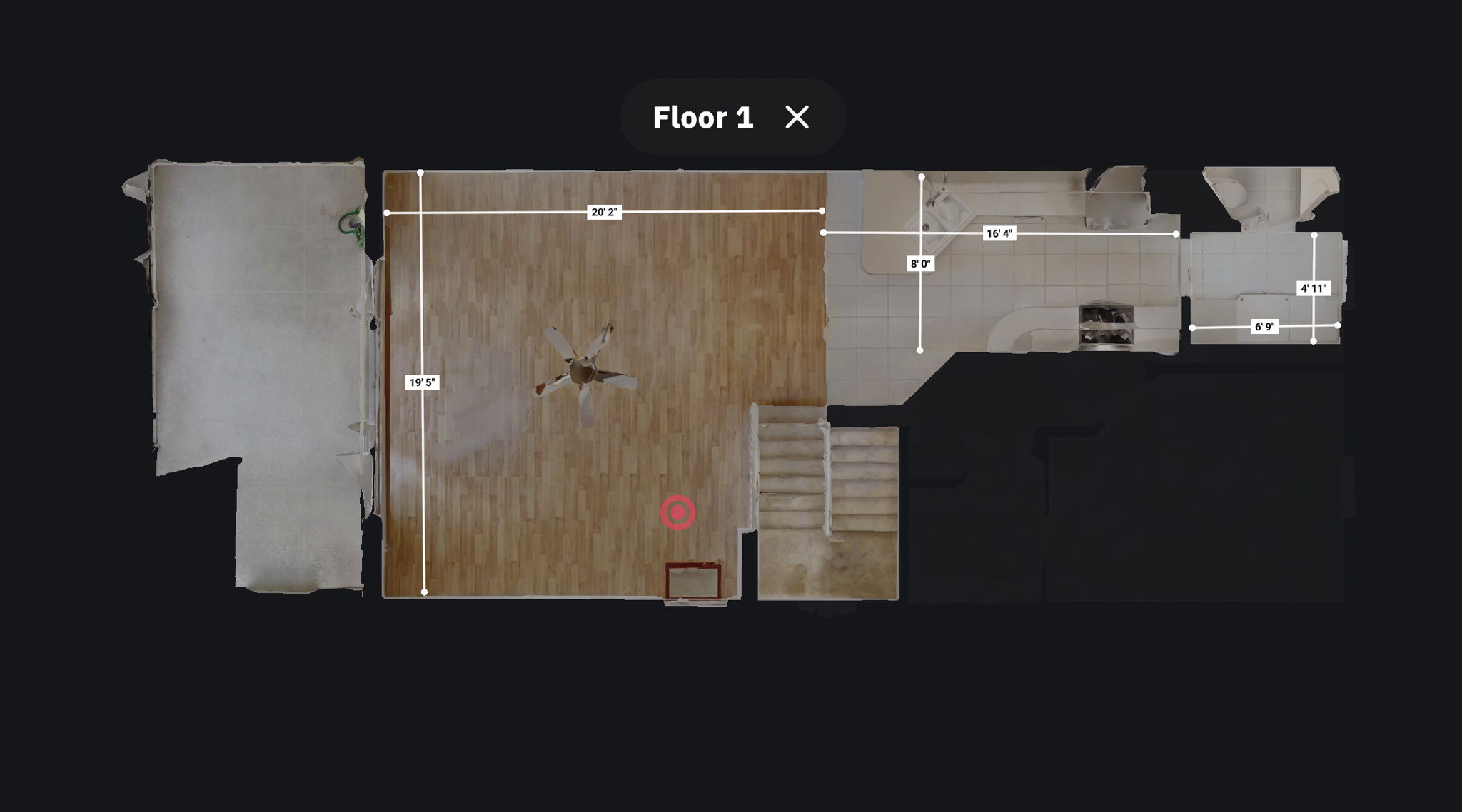 Measurements - 7648 Bergamo Ave