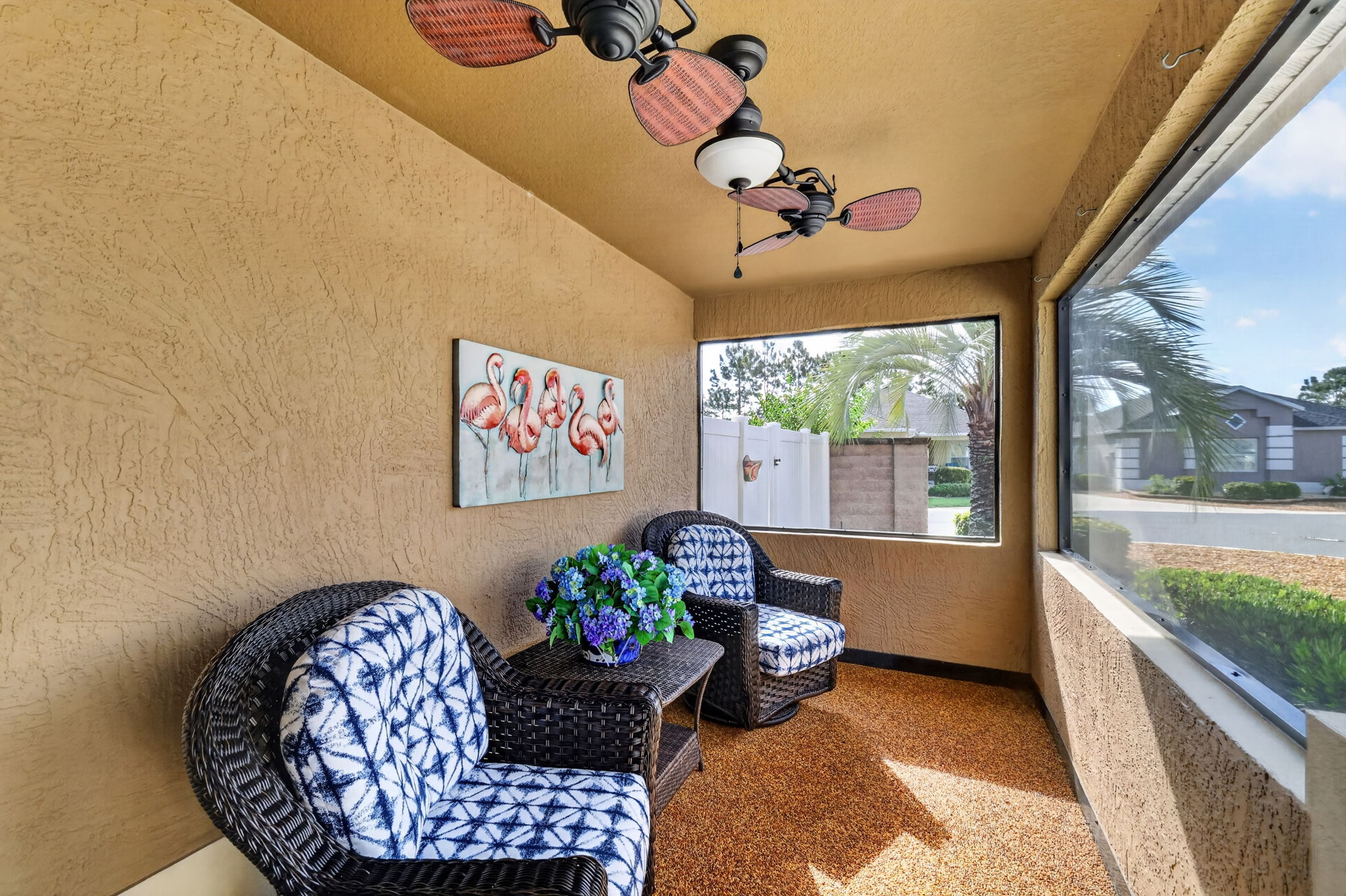 Screened Front Porch