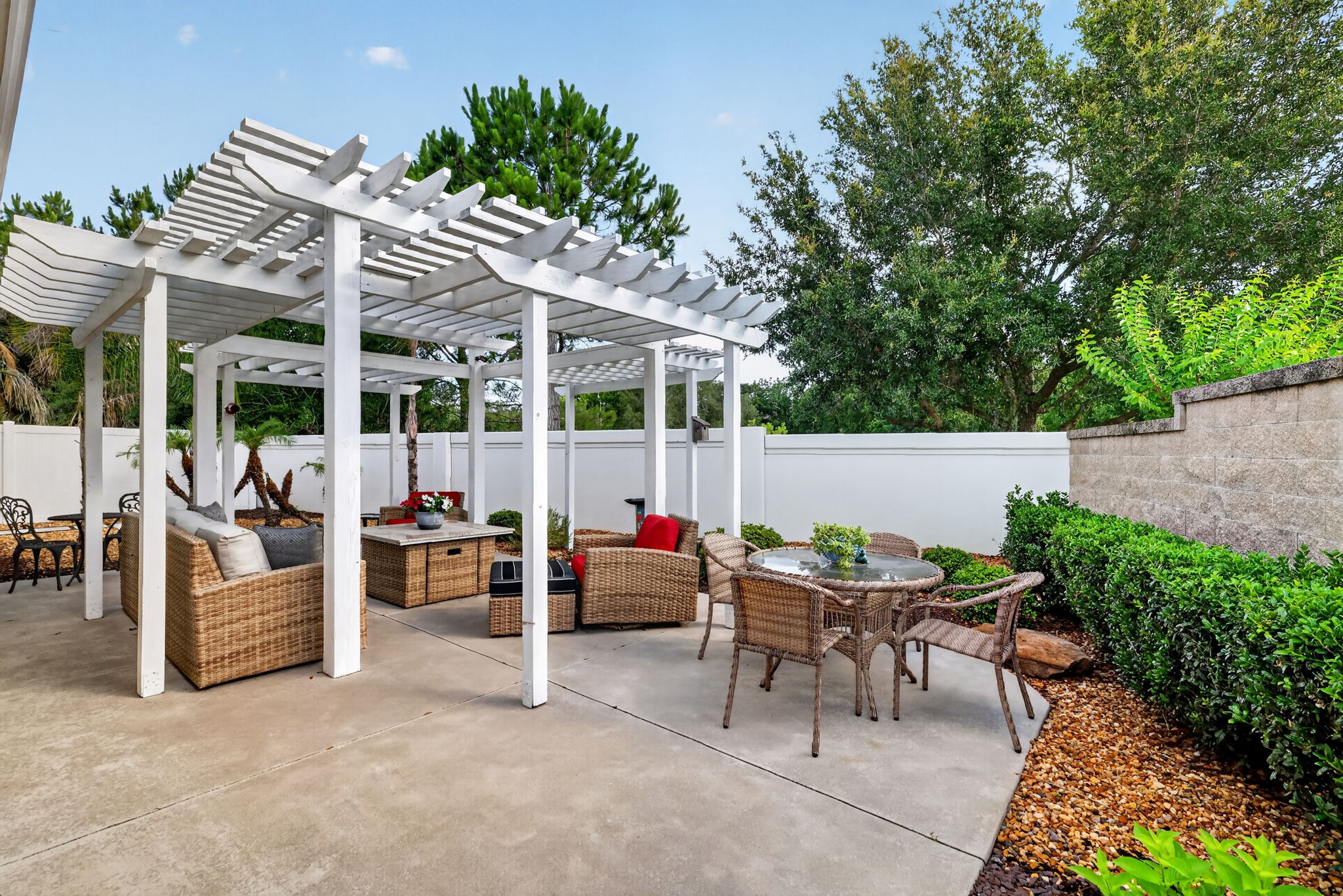 Courtyard with Pergola