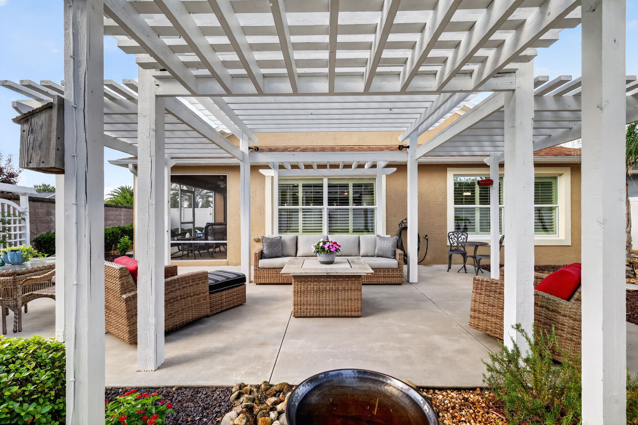 Courtyard with Pergola