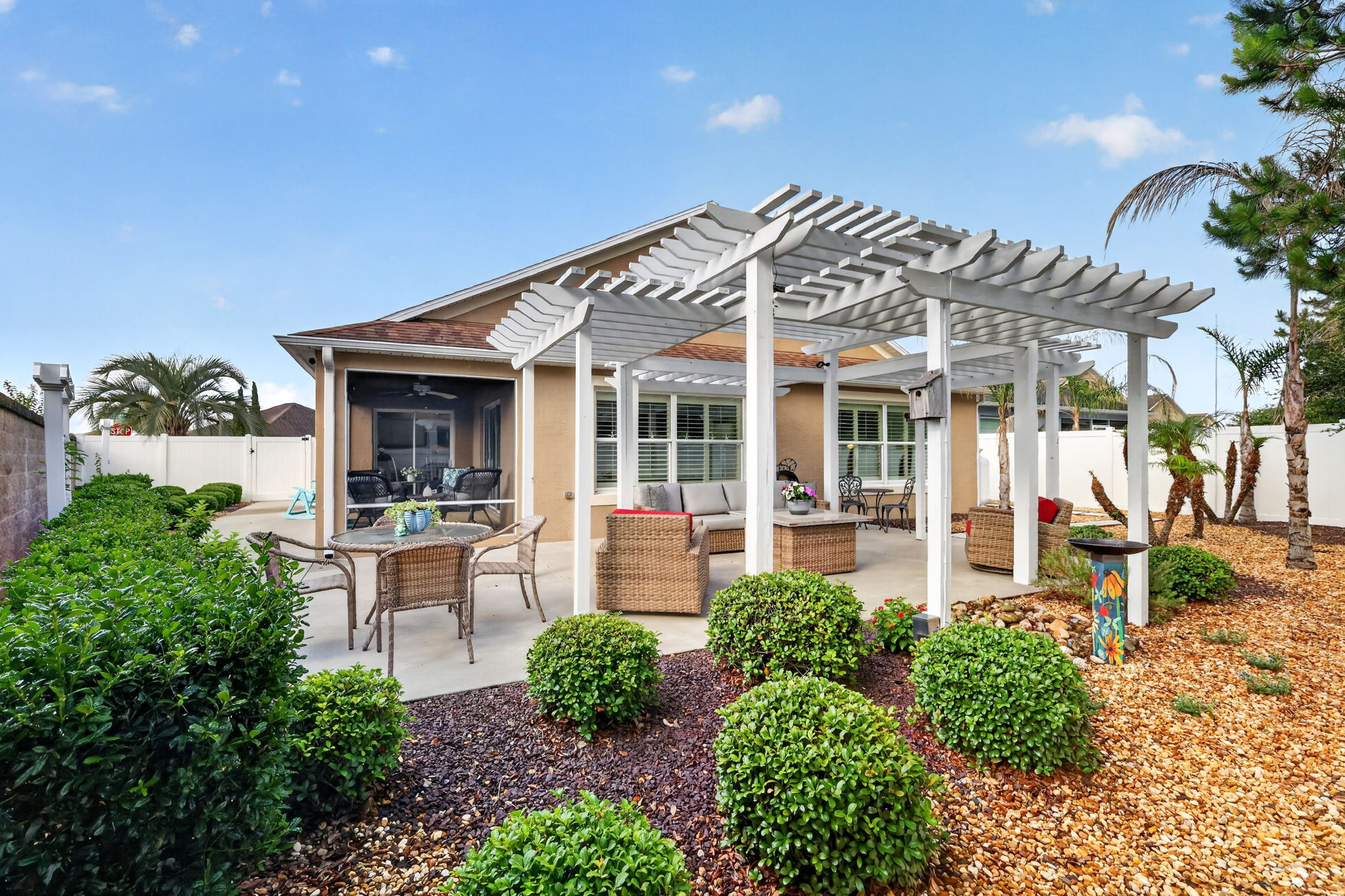 Courtyard with Pergola