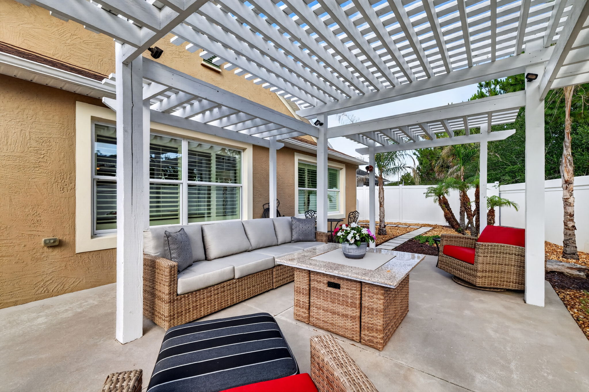 Courtyard with Pergola