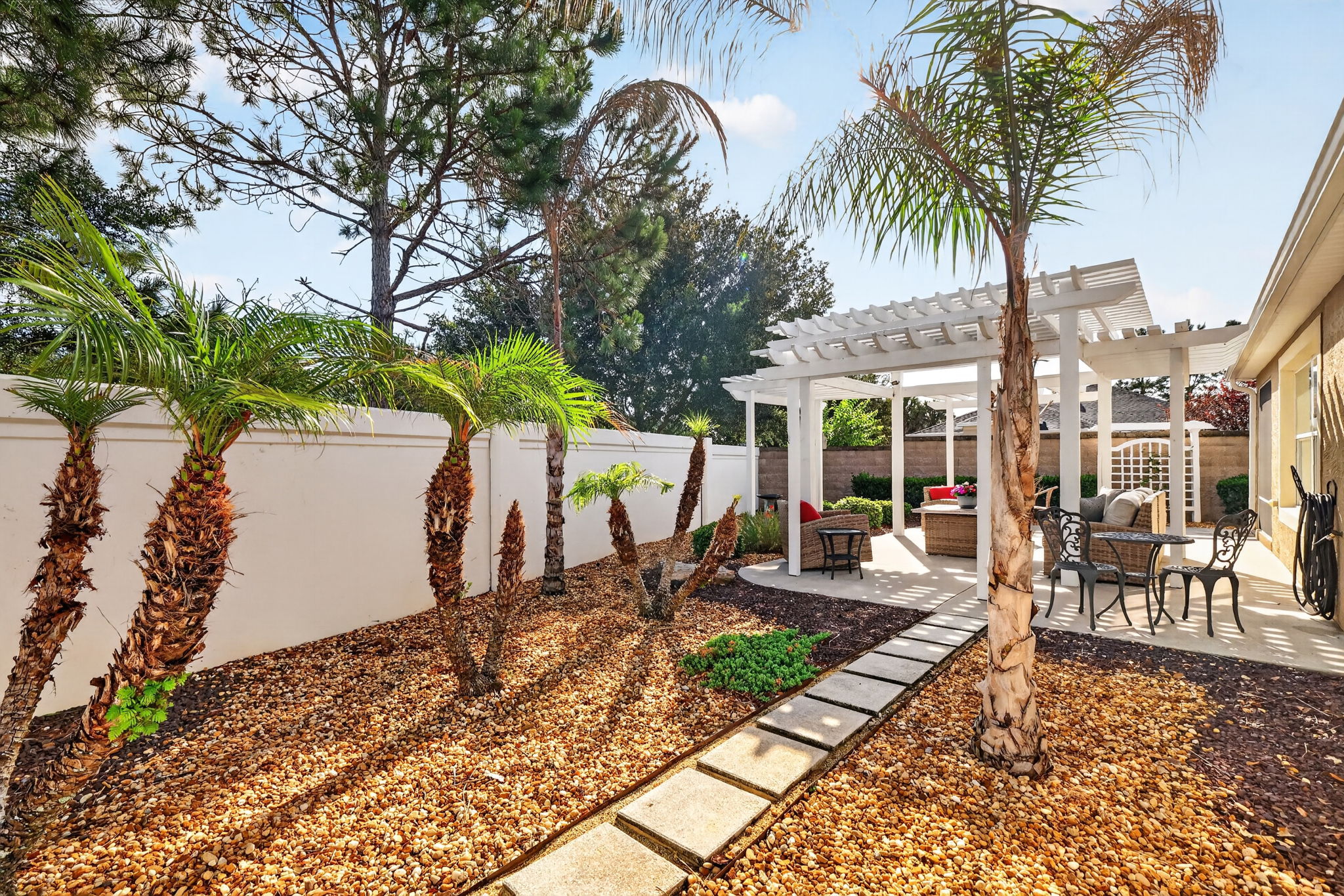 Courtyard with Pergola