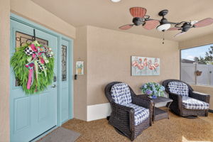 Screened Front Porch and Entry