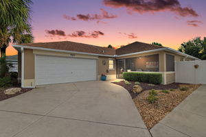 Twilight Front Elevation