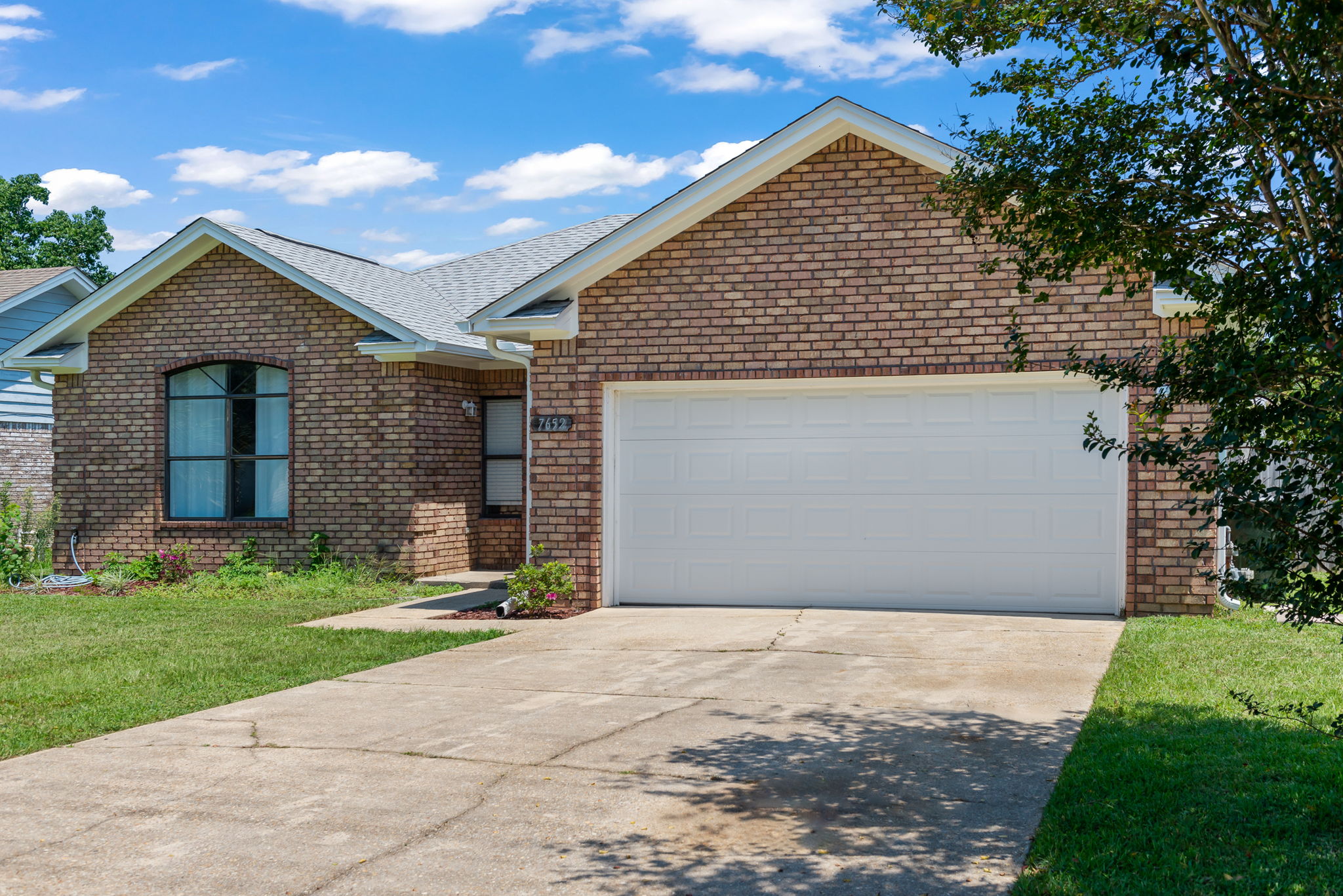 Driveway and Garage