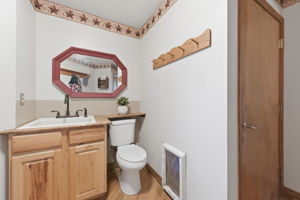 Mudroom of Garage with 1/2 Bath