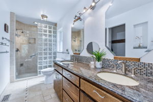 Primary Bathroom with Walk In Closet