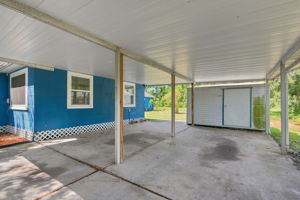 Carport and Shed