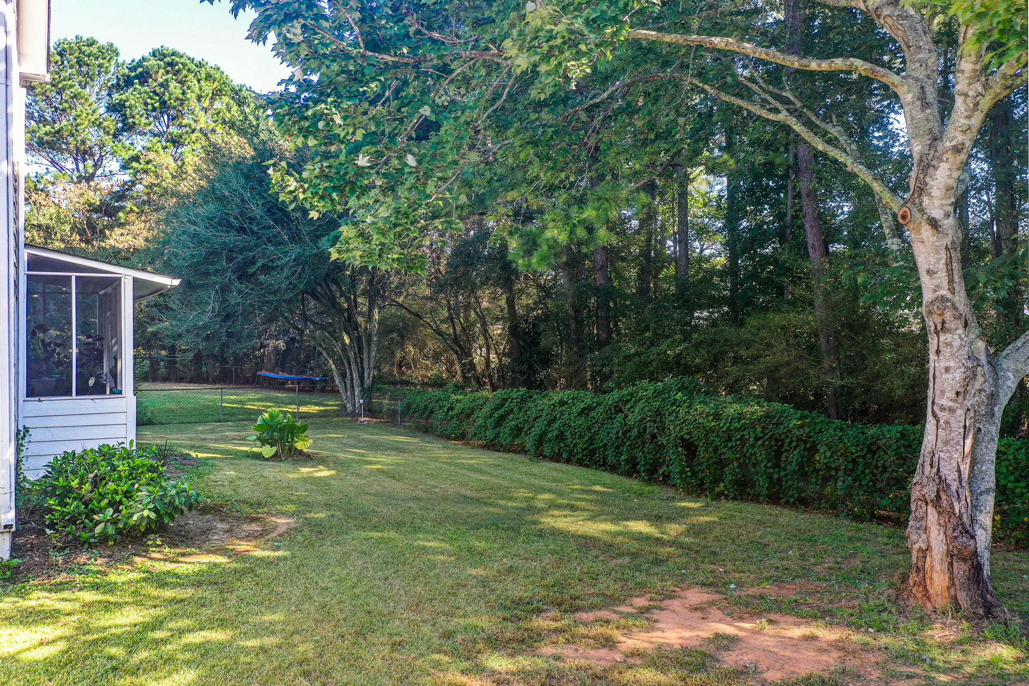 35 Aerial Back Yard w Sunporch Reference