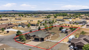 Aerial Front with Lot Lines