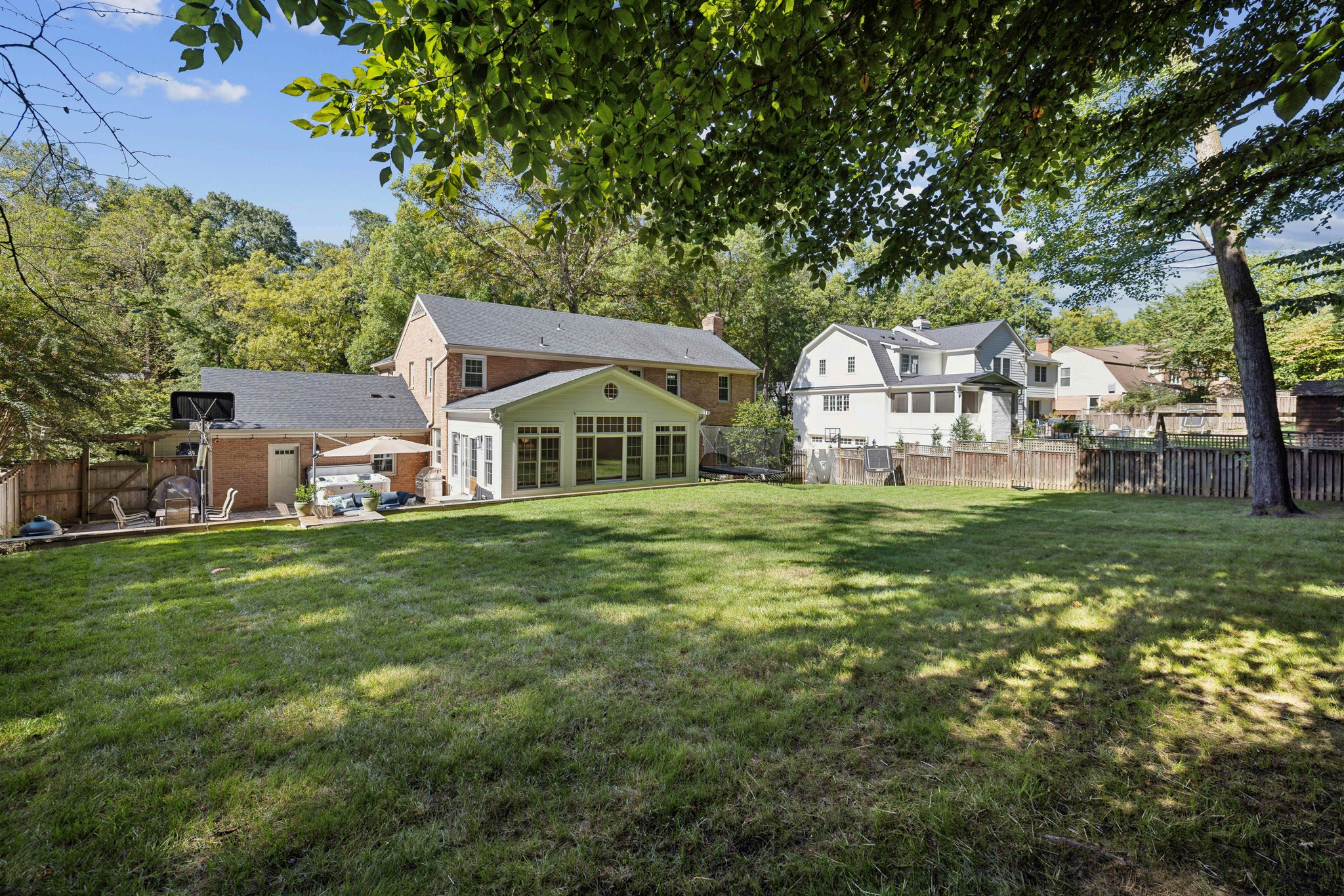 Spacious Flat Rear Yard