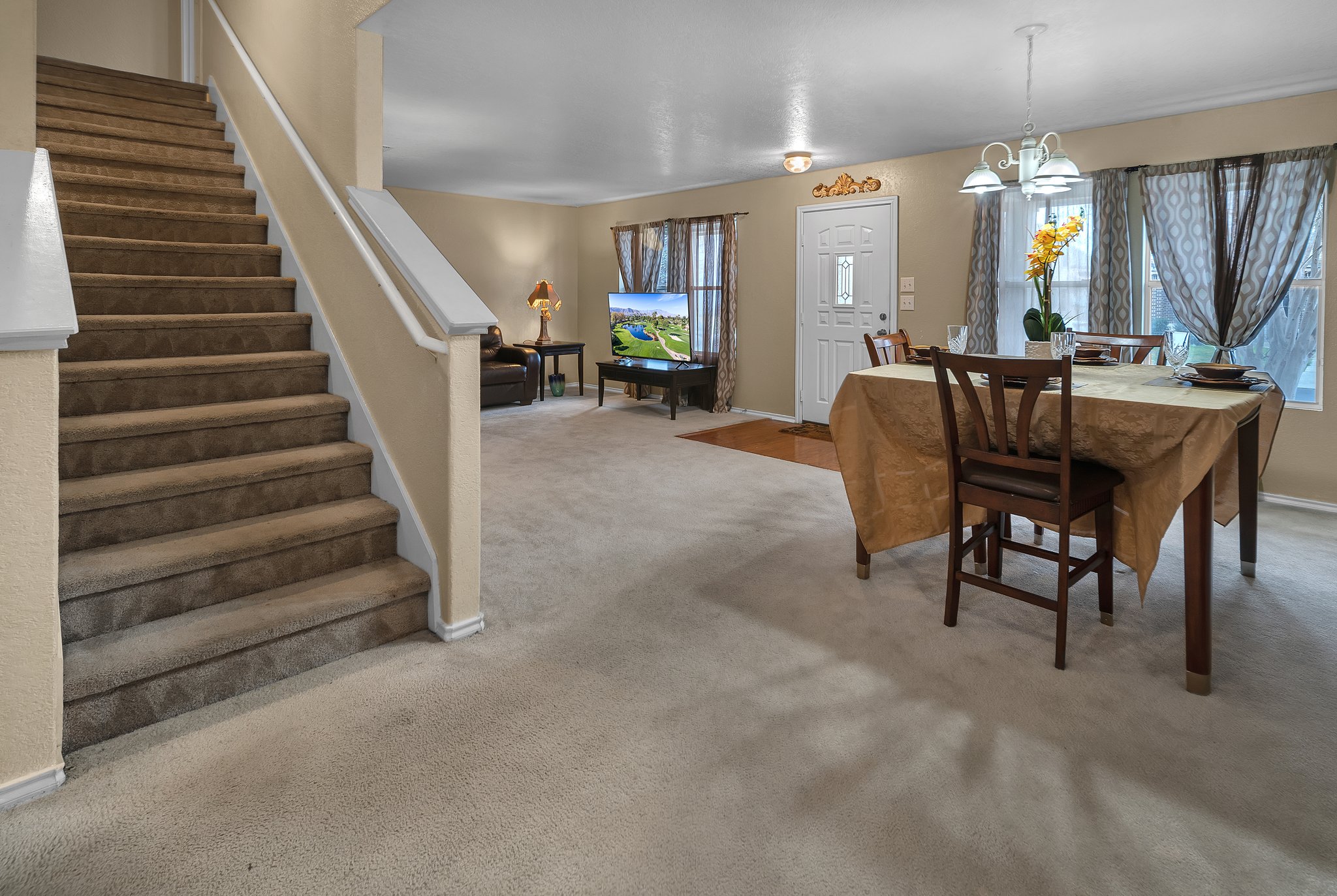 Stairway/Living/Dining Room