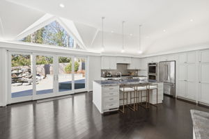 Open Concept Kitchen with Access to Rear Patio