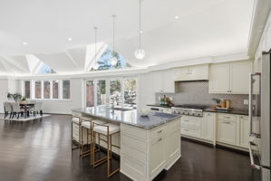 Gourmet Chef's Kitchen with Exceptional Architectural Details