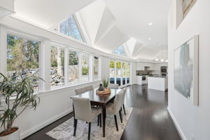 Breakfast Area leading to Kitchen and Second Family Room