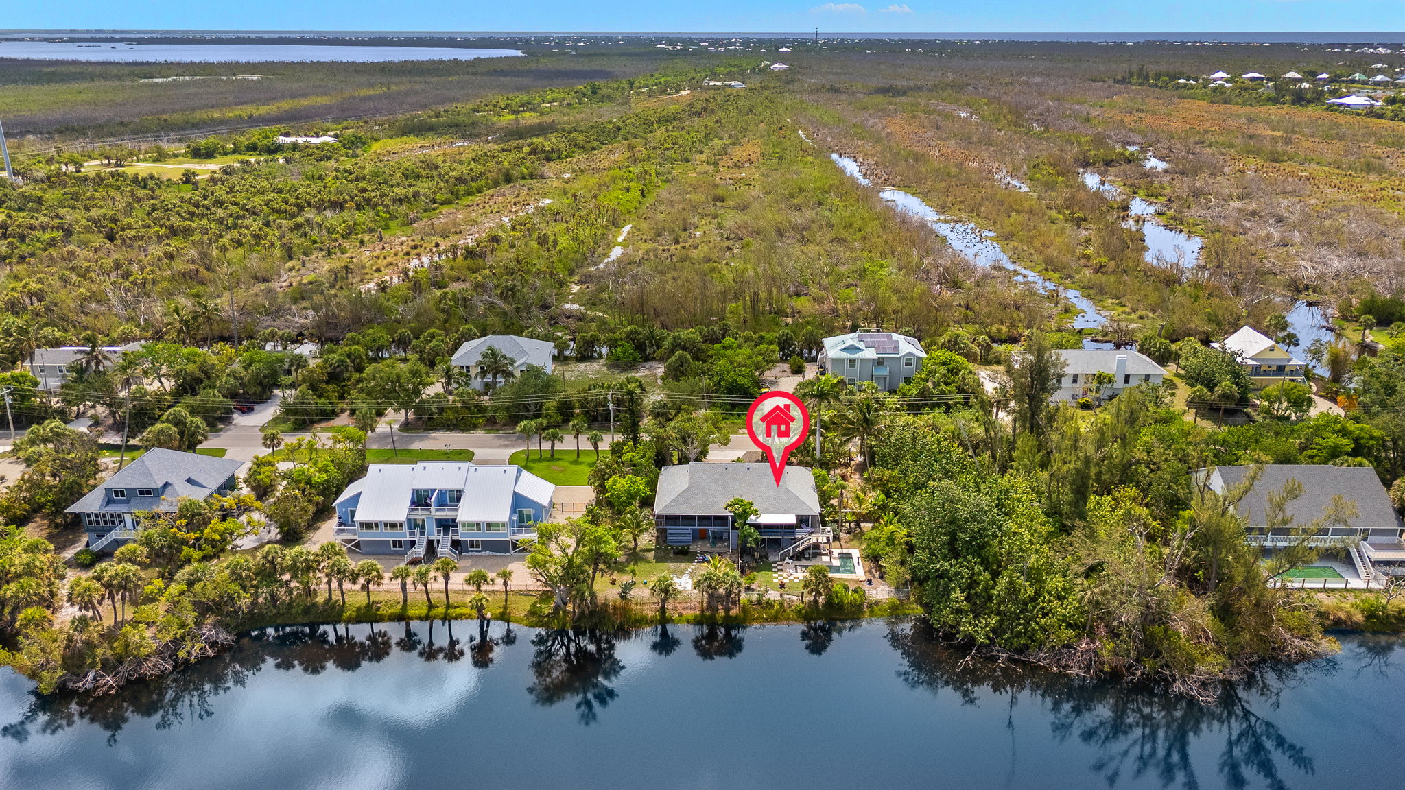 Aerial Rear Exterior 3-marker