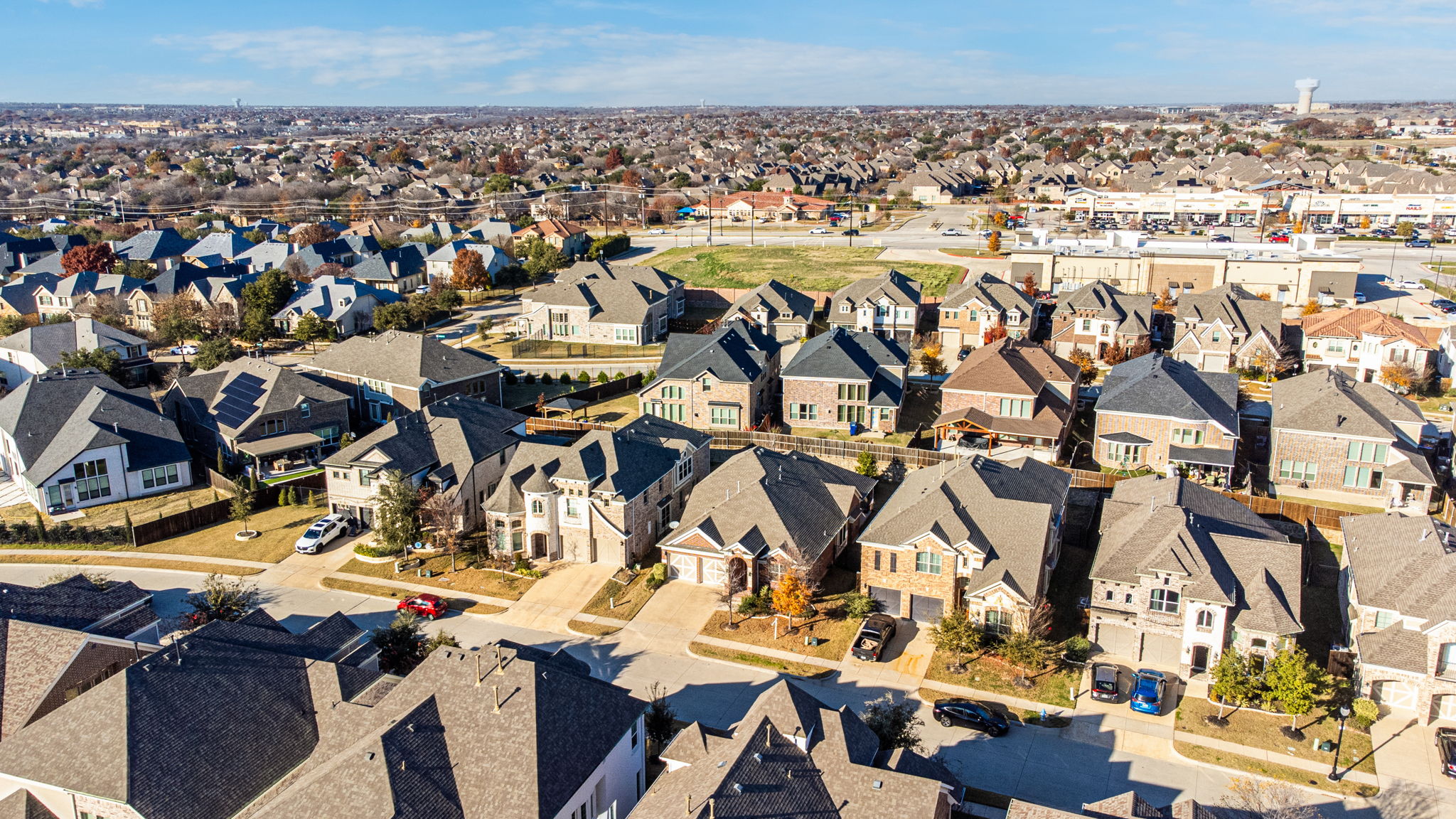 Aerial view of the coveted Craig Ranch neighborhood