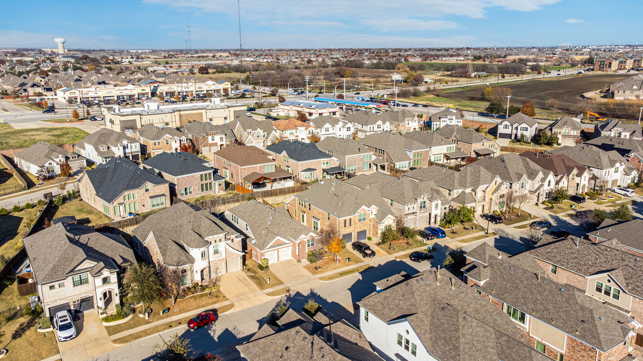 Aerial view of the coveted Craig Ranch neighborhood