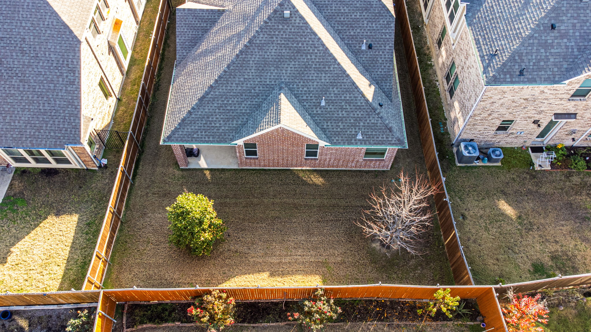 Aerial View of Backyard