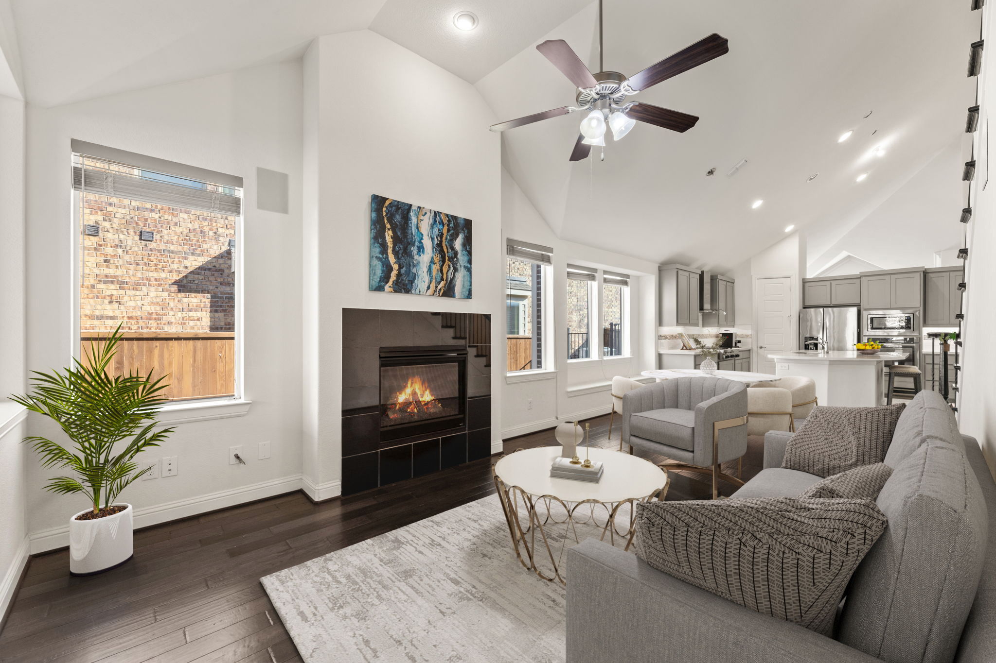 Family Room/Kitchen (virtually staged)