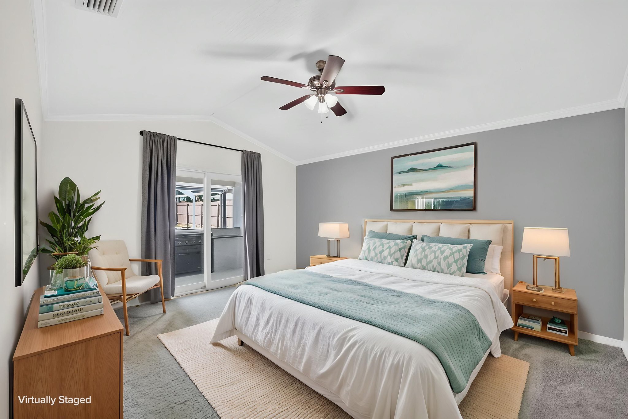 Master Bedroom - Virtually staged