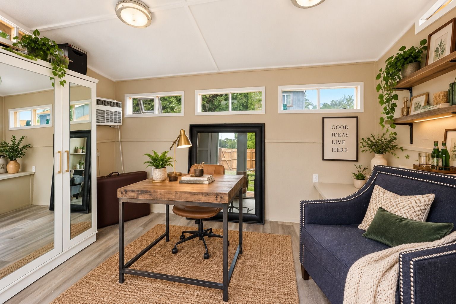 Virtually Staged Office and Creative space
