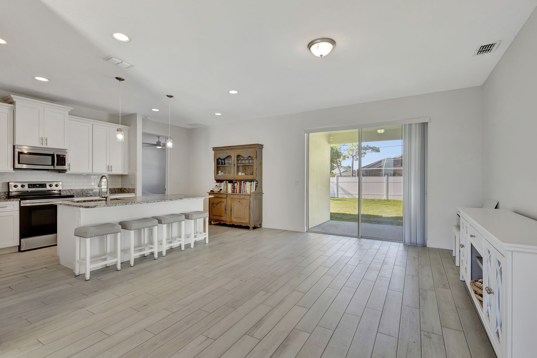 View from Foyer to Covered Patio