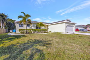 Side view of home with path to In-law suite