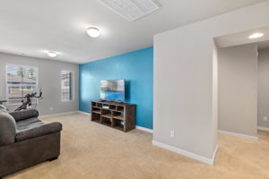 Upper level flex space