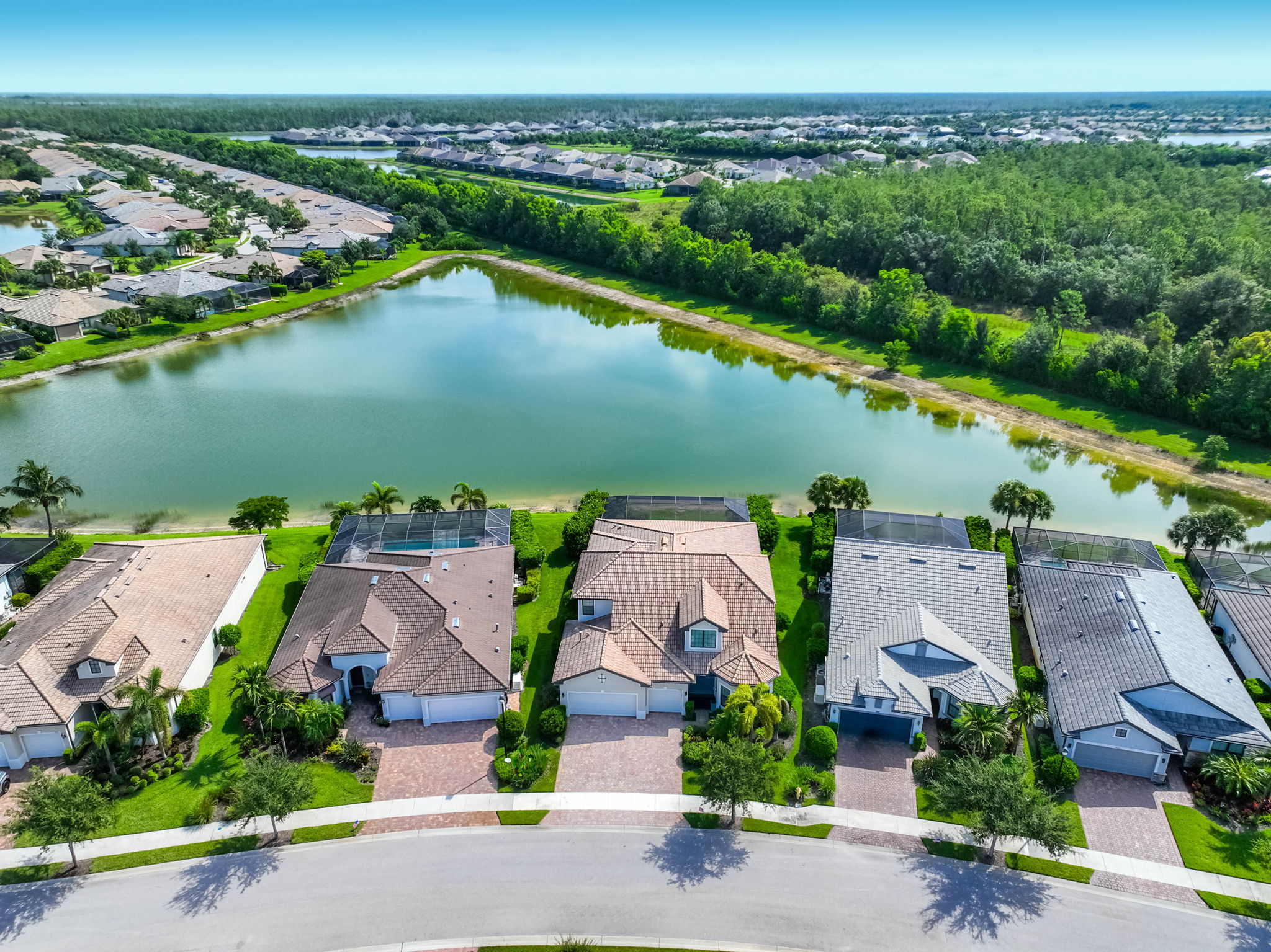 Overhead - lake views