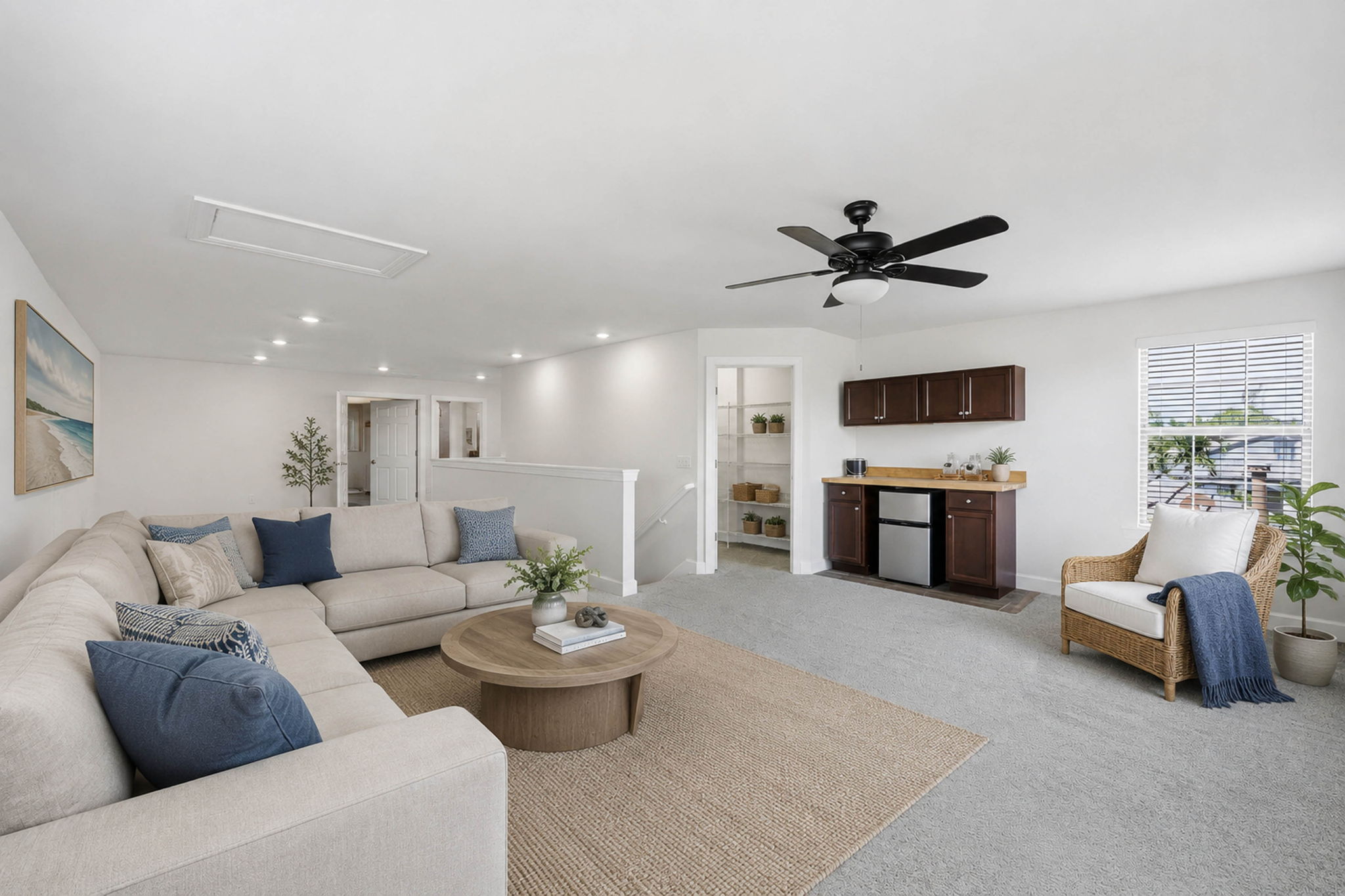 Upstairs Loft-  Virtual Staged