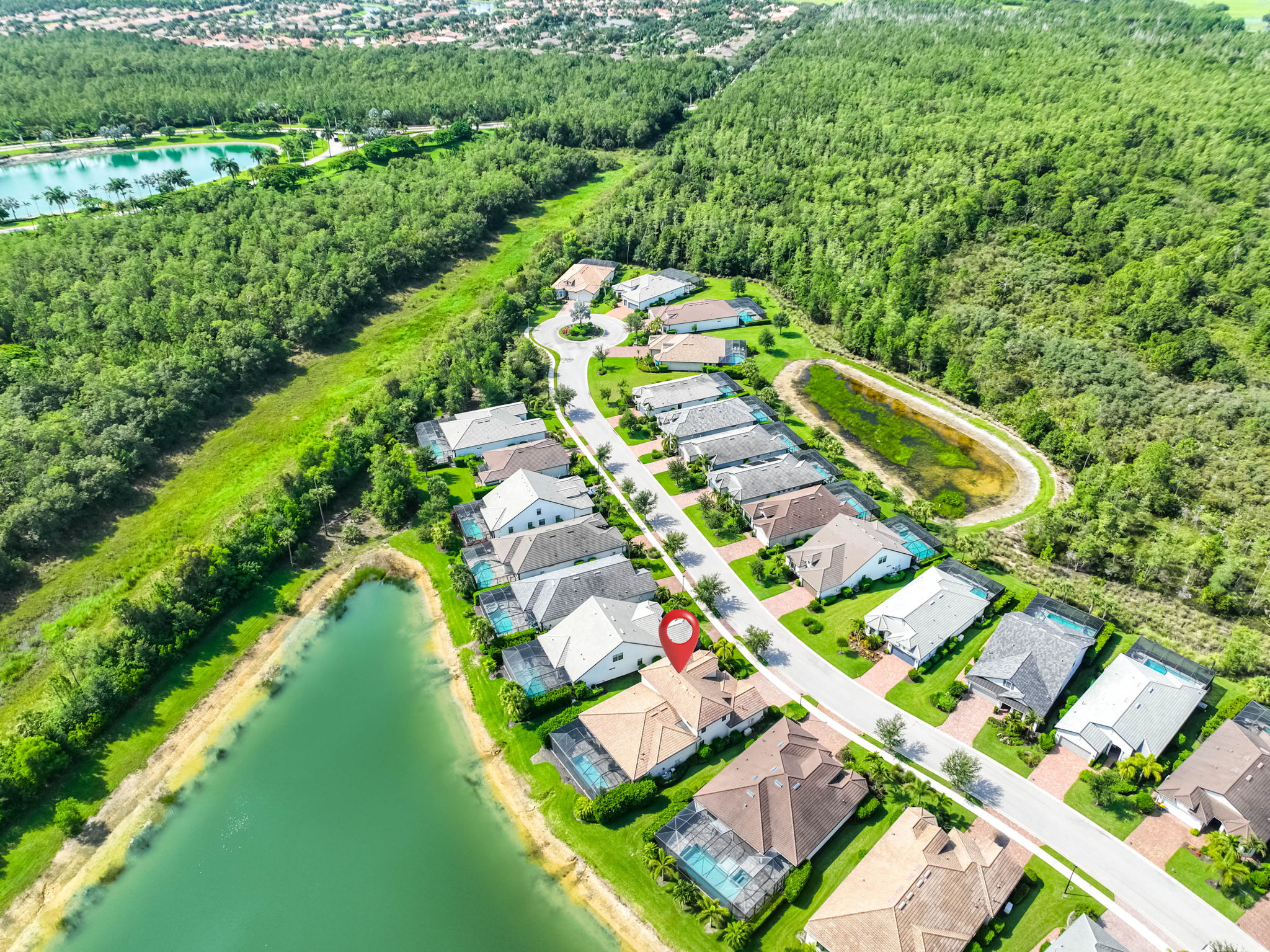 overhead view