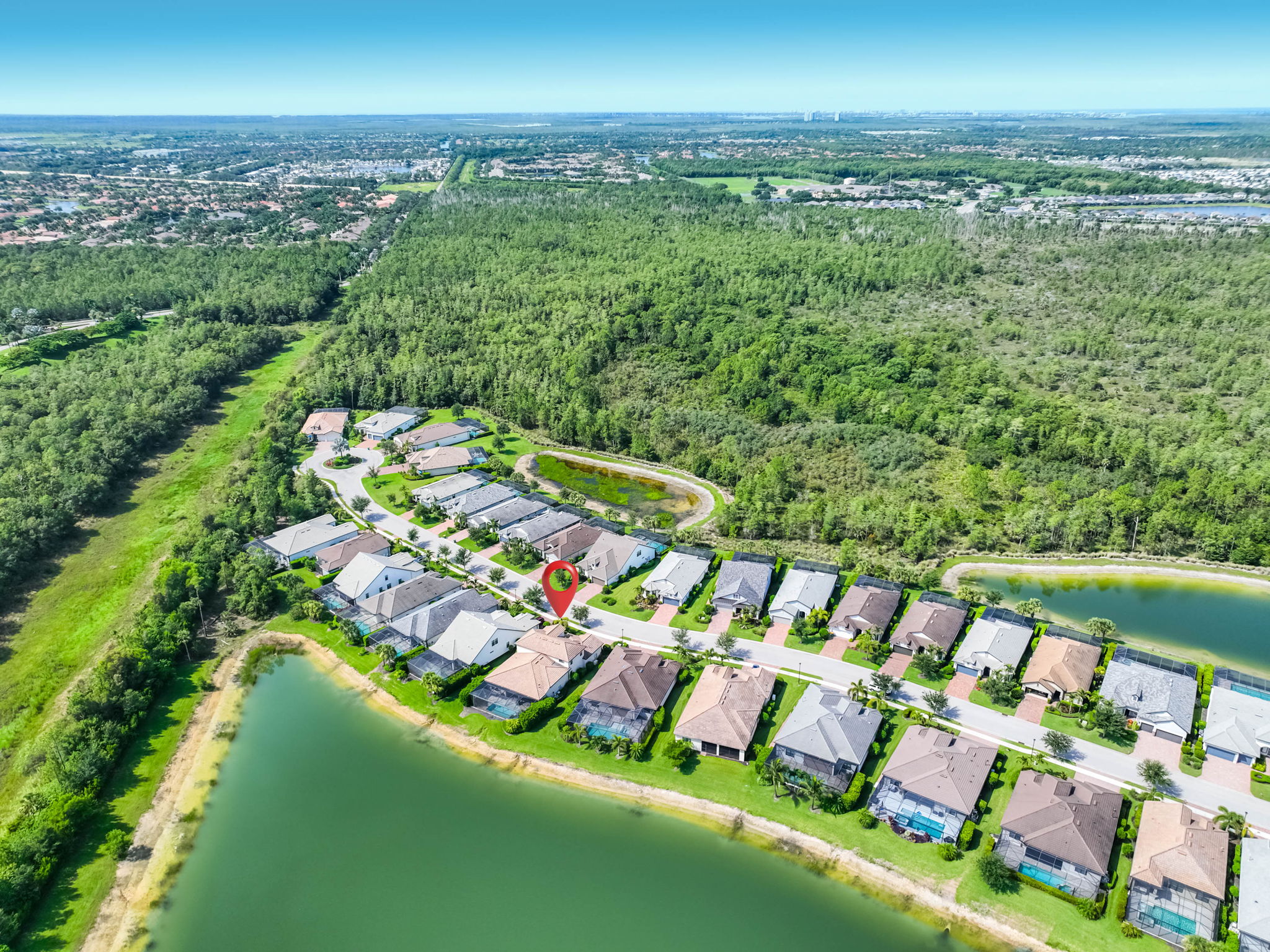 overhead view