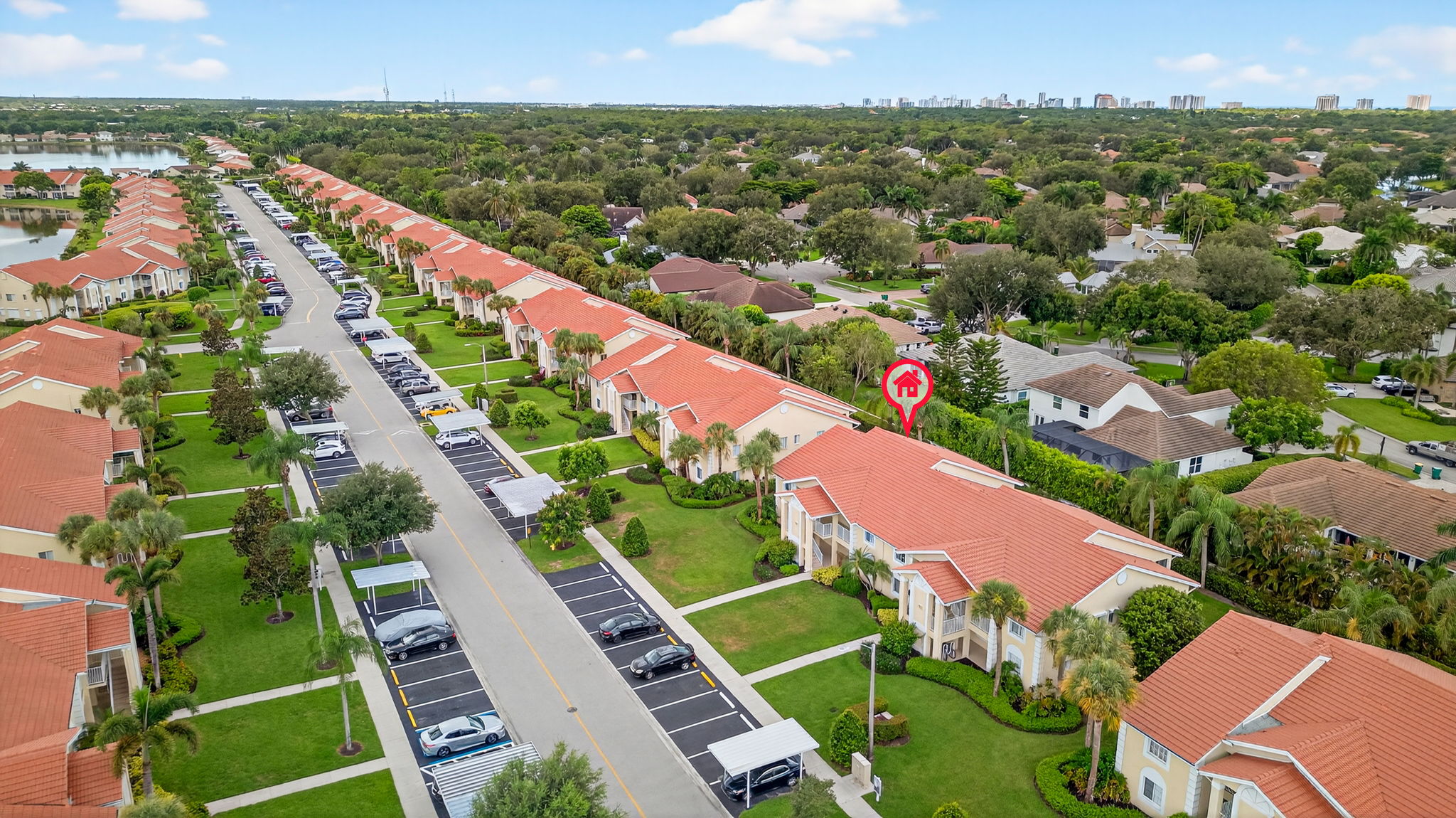 Aerial Front Exterior 5 - marker