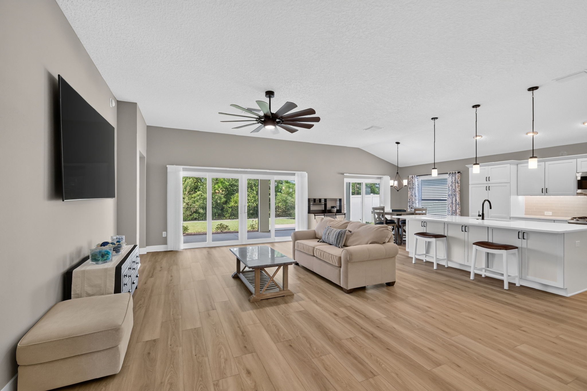Living, Kitchen, and Dinette
