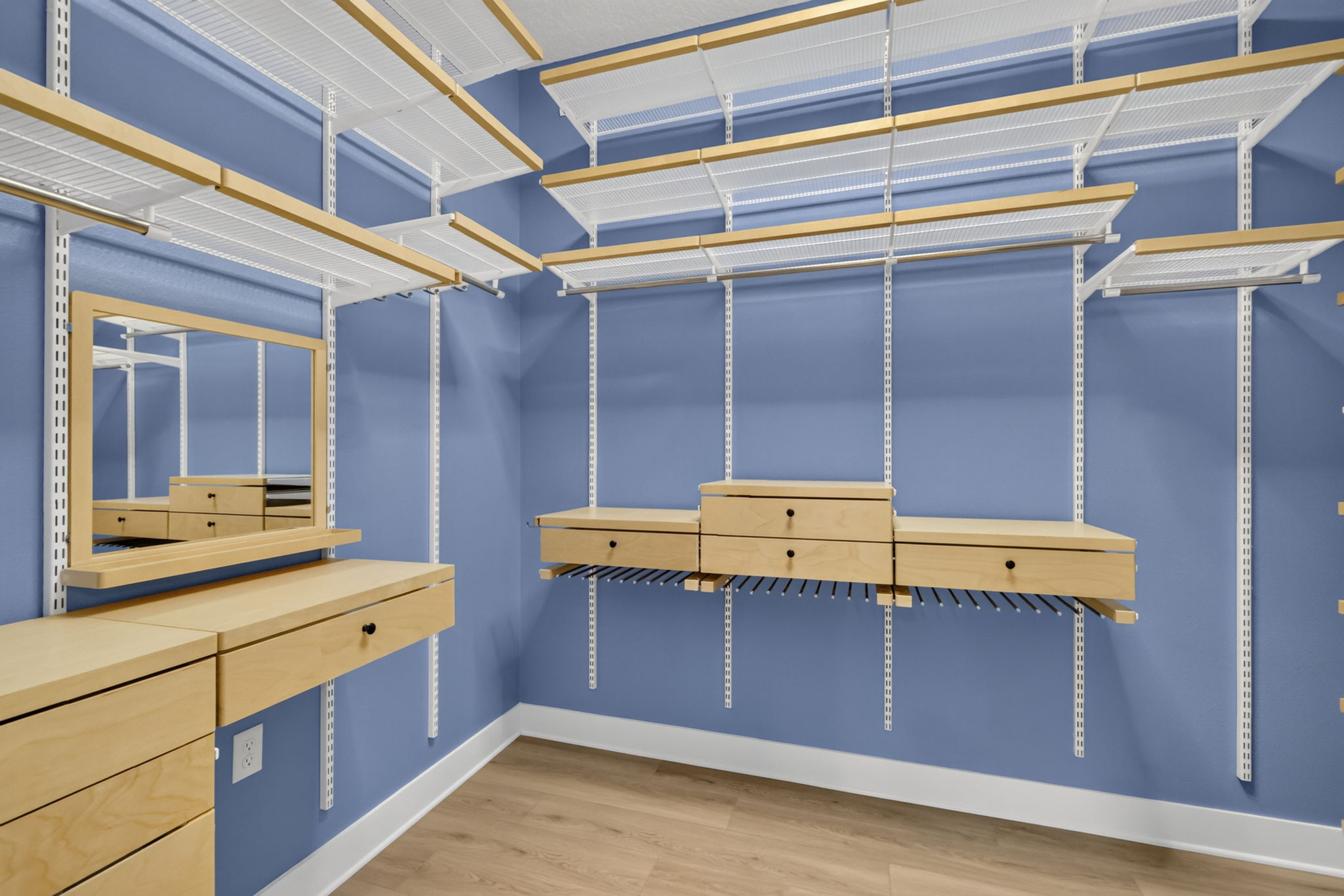 Primary Bedroom Customized Walk-In Closet