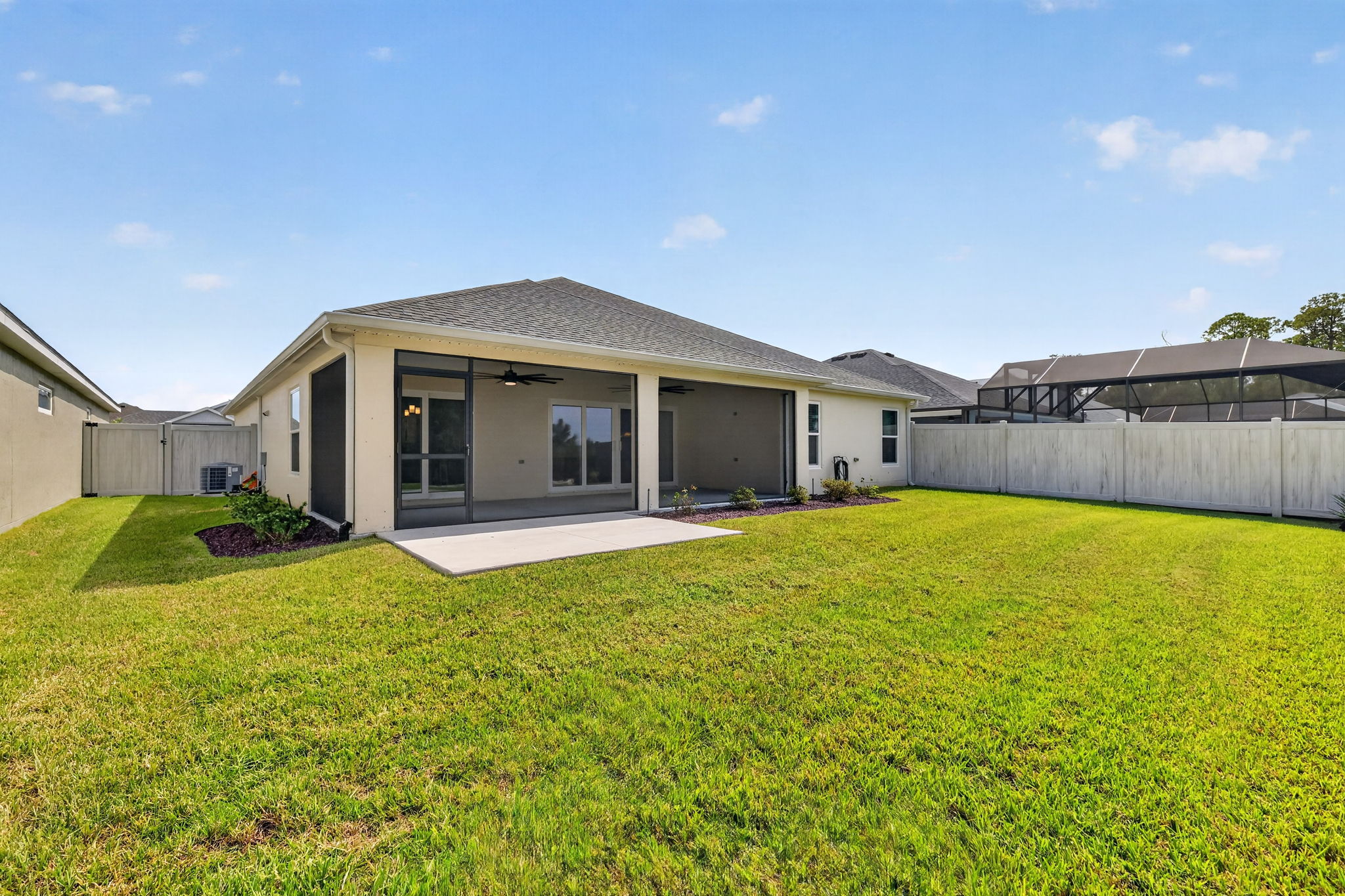 PRIVATE, SPACIOUS Rear Yard with ROOM FOR a POOL!