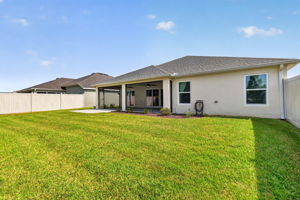 PRIVATE, SPACIOUS Rear Yard with ROOM FOR a POOL!