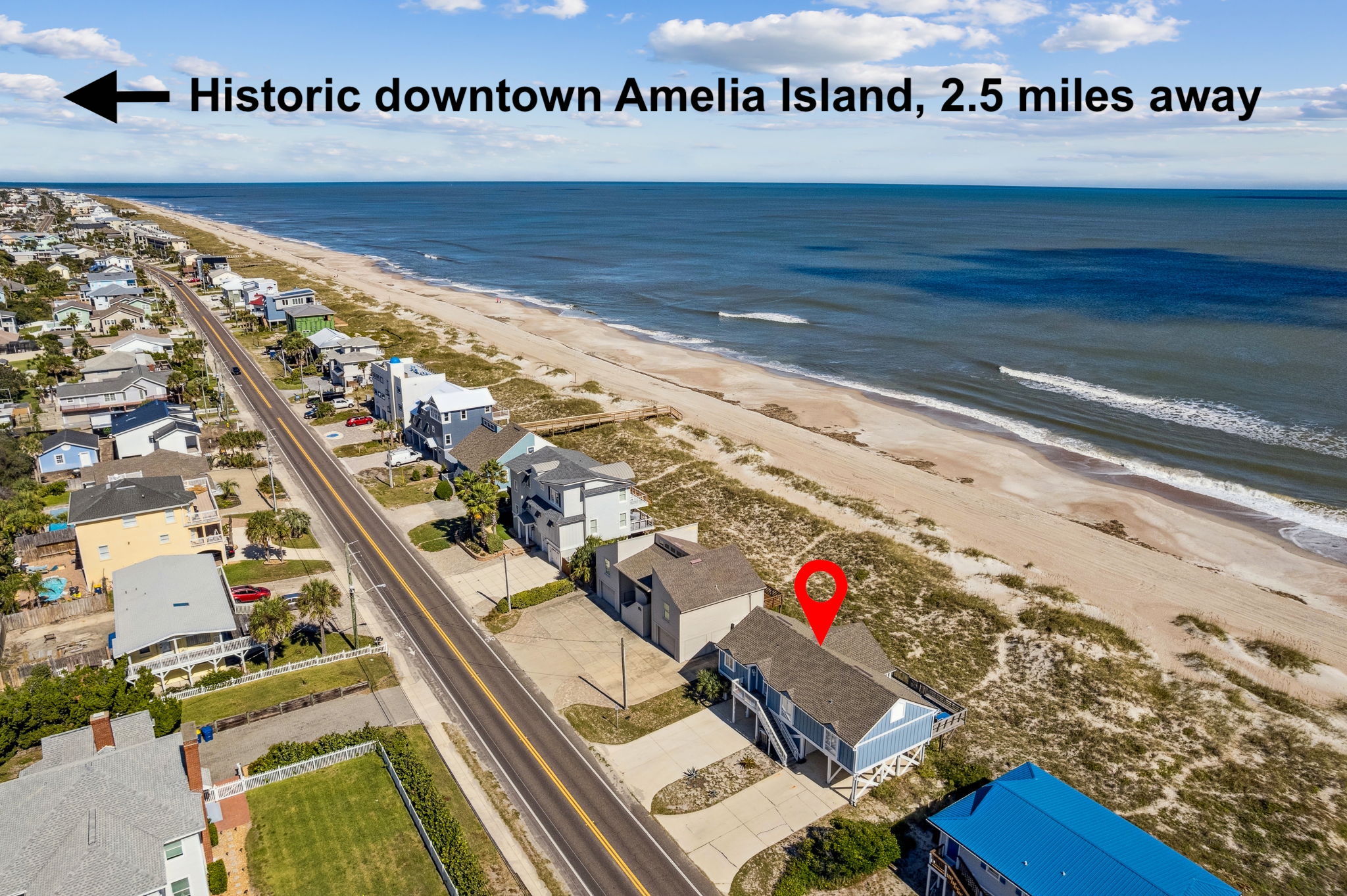 Historic downtown Amelia Island is only 2.5 miles away...