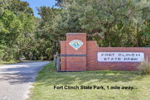 Fort Clinch State Park is just 1 mile away, adding natural beauty and outdoor adventure close to home...