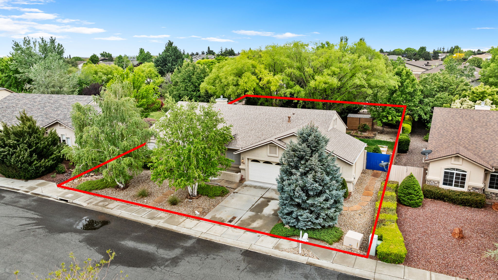 Front Aerial (2) Lot Lines