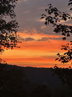 From the back deck! Set between the First and Second Watchung Mountains, Cedar Grove offers these layered sunset views - the kind that quietly become part of your daily ritual out back!