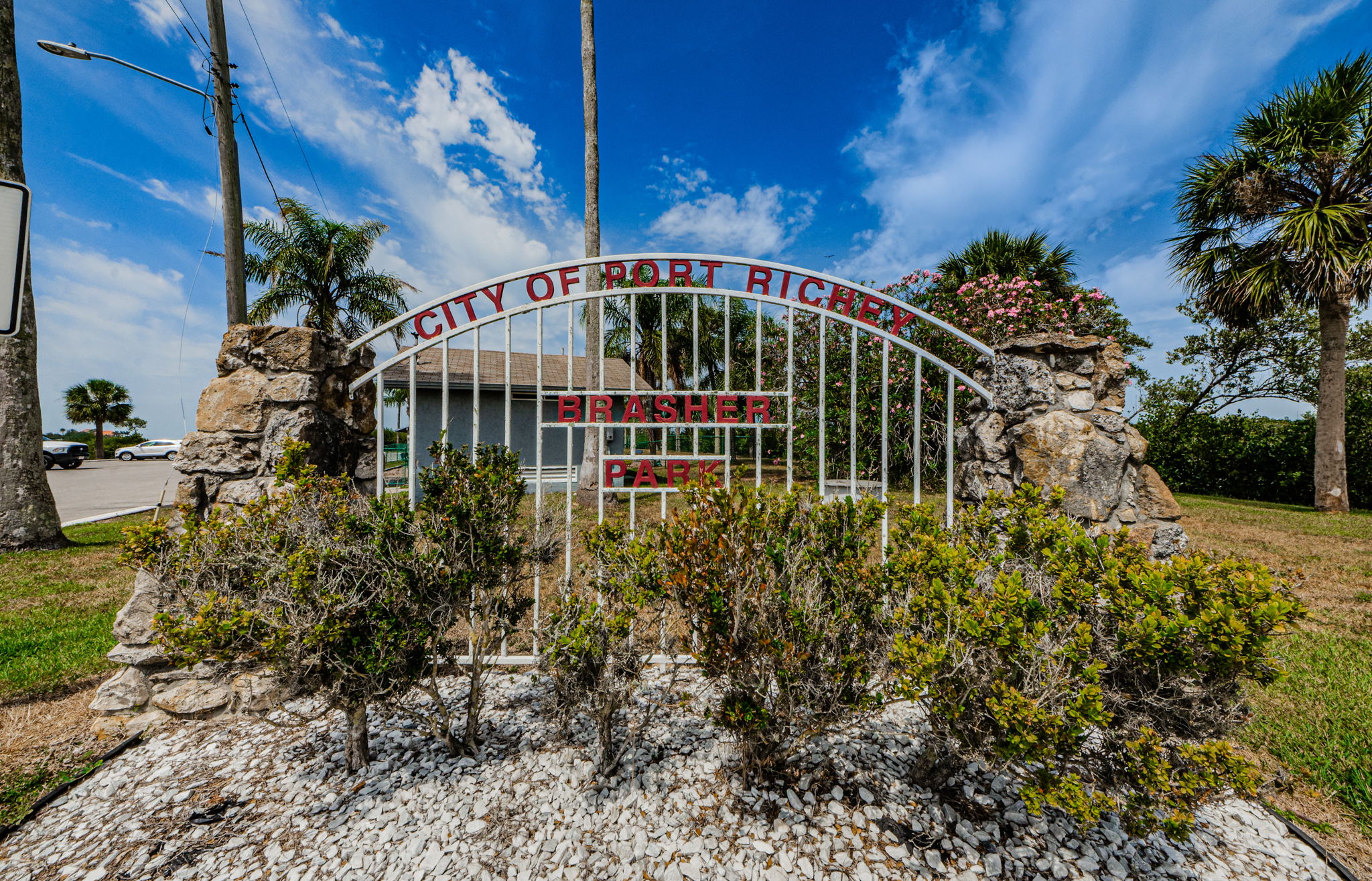 Brasher Park Entry Sign 1