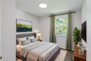 Spacious bedrooms - virtually staged